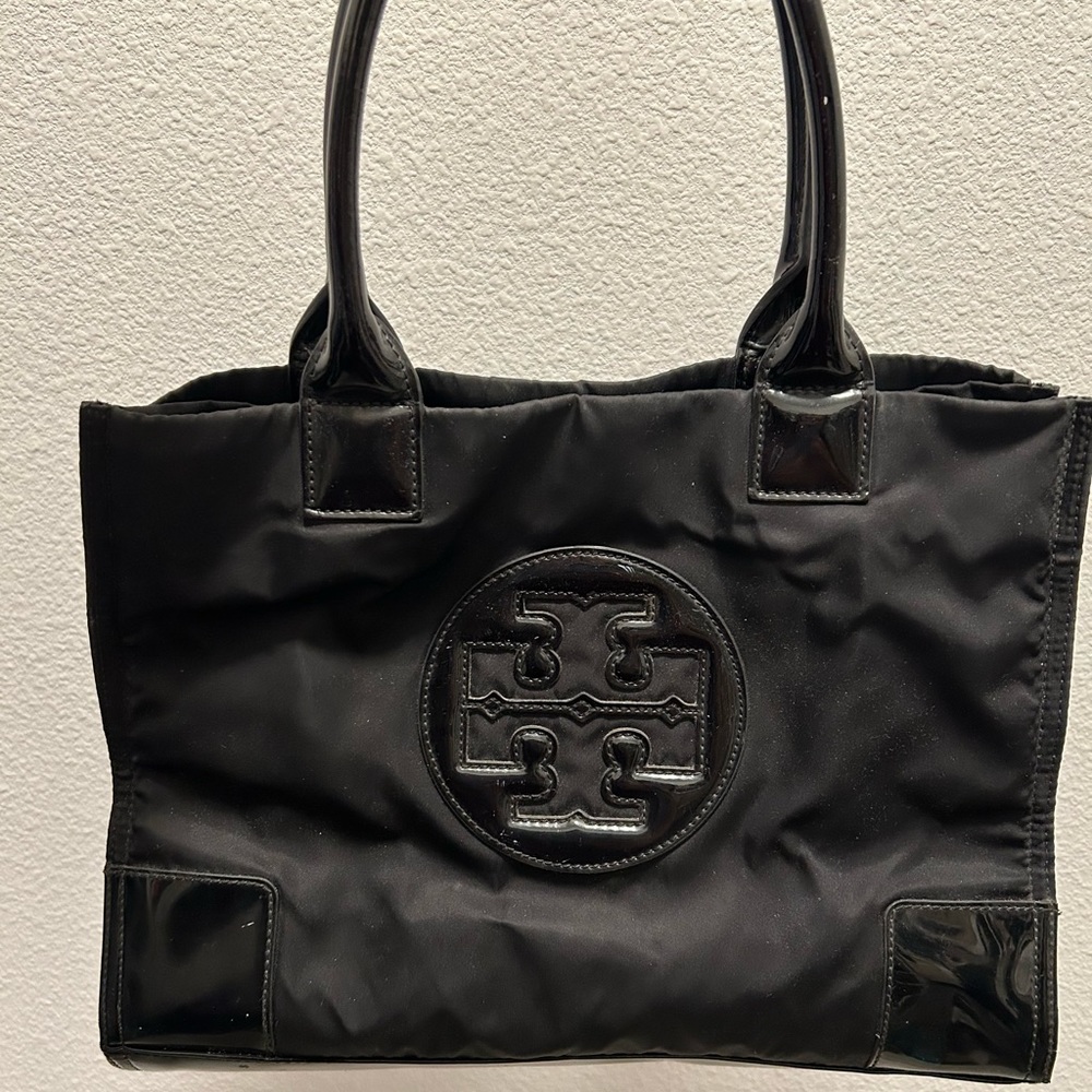 Authentic new black Tory Burch tote bag